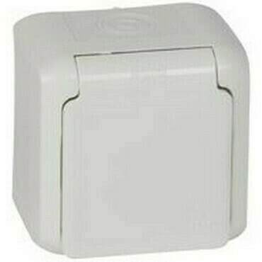 [LEG782375] Prise 2P+T 16A blanc IP44 - Legrand