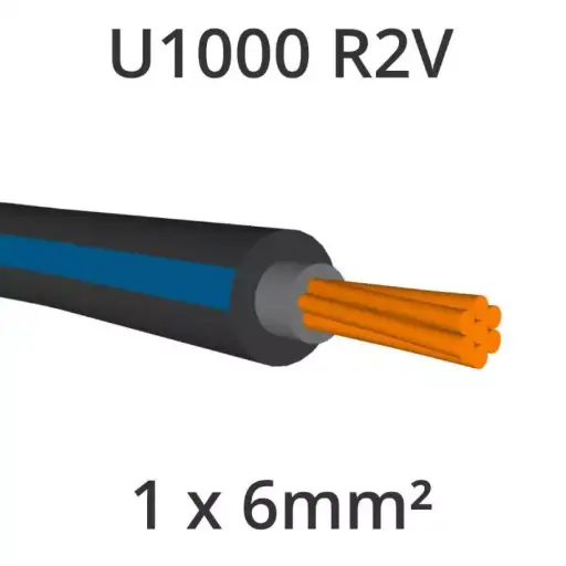 [CABLE_RIGID_6_NOIR] Fil rigide 1x6 mm² noir