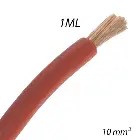 [CABLE_SOUPL_10_ROU] Flexible wire 1x10 mm² red