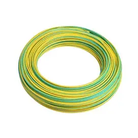[PRY_2.5MM_J/V] Fil rigide 2,5 mm² vert/jaune, rouleau 100 m - Prysmian (origine France)