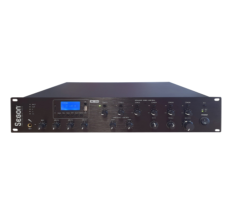 [RO_AME-500-6] Amplificateur-préamplificateur 6 zones 500W, Bluetooth/Tuner/USB/SD, option micro - Rondson