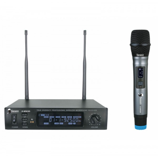 [RO_JS-WM18D] Ensemble UHF double, 2 micros main, synchronisation IR - Rondson