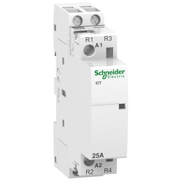 [SC_A9C20736] Contacteur modulaire Acti9 iCT 2P 25A 2NF, bobine 230V - Schneider