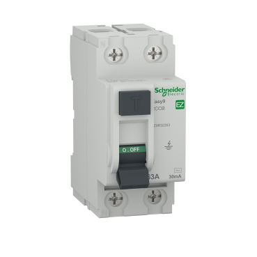 [SC_EZ9R32263] Interrupteur différentiel Easy9 XP 2P 63A, 30mA type AC - Schneider