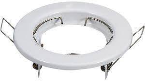[VT3584] Spotlight fitting GU10 round, white (pack of 2) - V-TAC