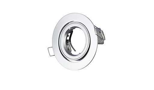[VT3647] Support de spot GU10 rond, gris argent - V-TAC