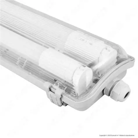 [VT6399] Réglette étanche LED 2x18W 120 cm 6400K IP65 - V-TAC