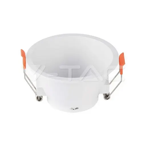 [VT6636] Support de spot GU10 rond, blanc - V-TAC