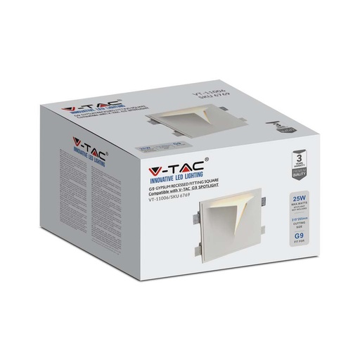 [VT6769] Wall light G9, white body - V-TAC