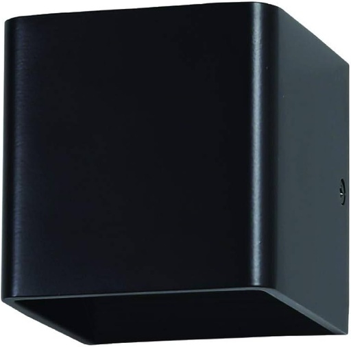[VT7094] Applique LED 5W 4000K, puce Bridgelux, noire, carrée - V-TAC