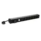 [LEG646835] Bandeau de prises PDU 19'', 6x2P+T, avec parafoudre - Legrand