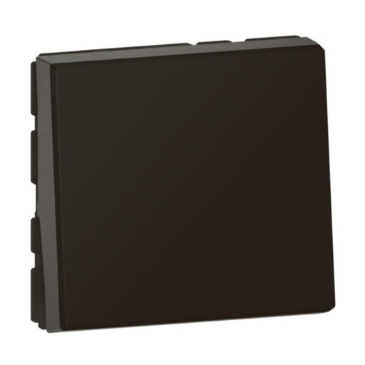 [LEG079111L] Interrupteur va-et-vient 10AX Mosaic Easy-Led, 2 modules, noir mat - Legrand