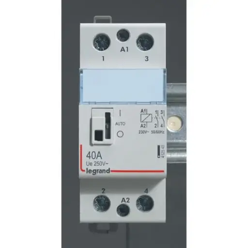 [LEG412548] Contacteur modulaire CX³ 2NF 63A, bobine 230V, avec manette - Legrand