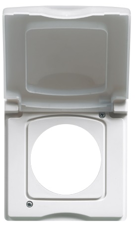[LEGUB1600WH] Plaque à volet IP44 blanc, gamme Urbano - Legrand
