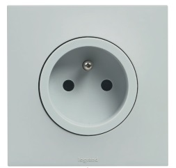 [LEGUB3111WH] Prise 2P+T à éclips, blanc, gamme Urbano - Legrand