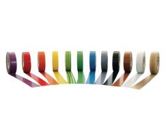 [CEL 416781] Pack of 10 electrical insulating tapes No. 328, assorted colours, 0.18x19 mm x 20 m - Cellpack