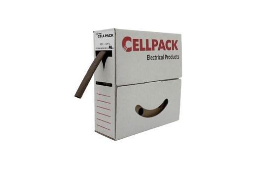[CEL 203787] Gaine thermorétractable en boîte distributrice SB 3-1, marron - Cellpack