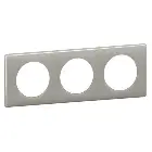 [LEG066603] Céliane cover plate 3 gangs, pearl grey - Legrand