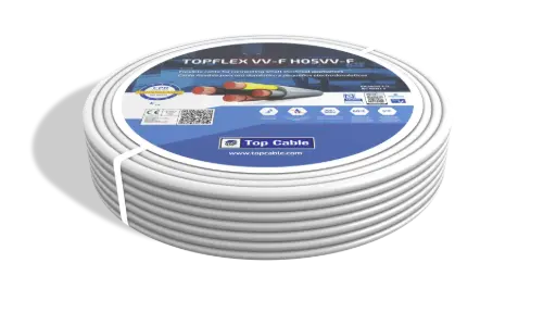 [3G1.5 TC SOUPLE] Câble souple H05VV-F 3G1,5 mm² - Top Cable