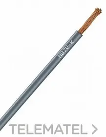 [FIL 16 G TC ] Flexible wire H07V-K 1x16 mm² grey (100 m roll) - Top Cable