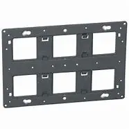 [LEG080216] Support Batibox 6 modules plastique (standard italien) - Legrand
