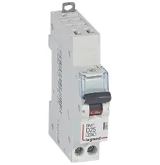 [LEG406804] Circuit breaker DNX³ 1P+N 25A D curve 4.5/6 kA - Legrand