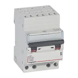 [LEG407599] Disjoncteur DX³ 4P 40A courbe B 6/10 kA - Legrand