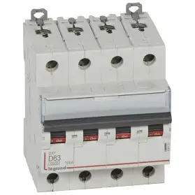 [LEG407601] Disjoncteur DX³ 4P 63A courbe B 6/10 kA - Legrand