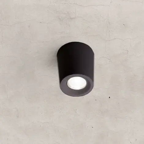 [FU 1A9.000.AXZ1L] Applique extérieure Livia 60 noir, diffuseur dépoli, LED G9 1,7W 4000K - Fumagalli
