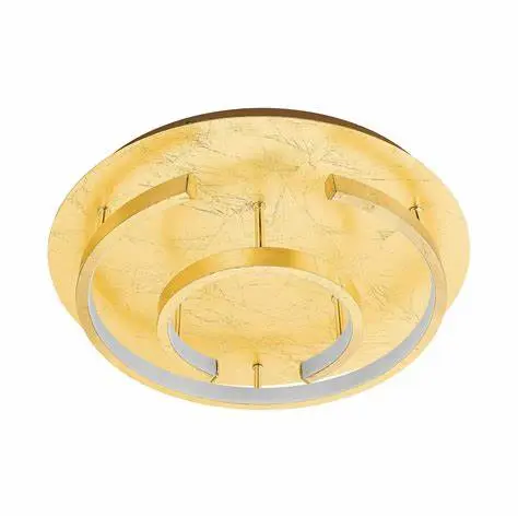 [98487] Plafonnier LED Ø380 doré/blanc Pozondon - Eglo