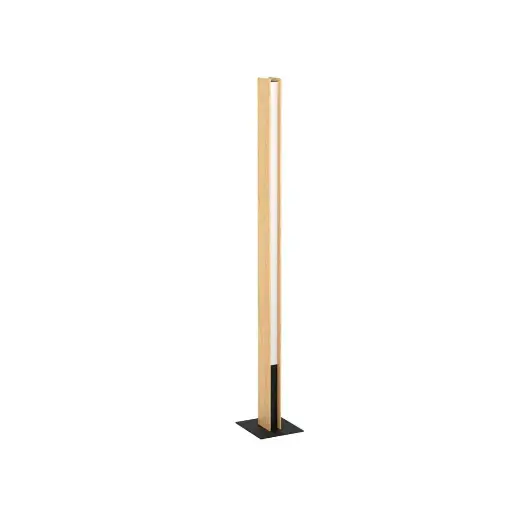 [900392] Lampadaire LED Zigbee RGB/CCT bois/noir Anchorena - Eglo