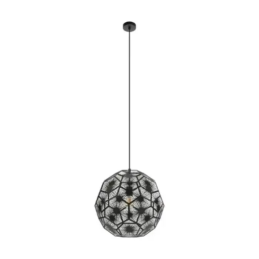 [39619] Suspension E27 Ø500 noir Skoura 1 - Eglo