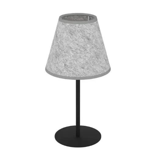 [43986] Lampe à poser E27 noir/gris Alsager - Eglo