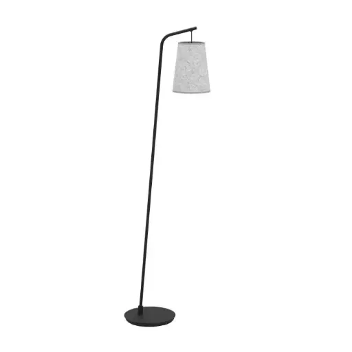 [43987] Lampadaire E27 noir/gris Alsager - Eglo